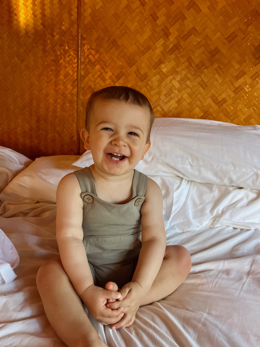 Sage Organic Cotton Overalls