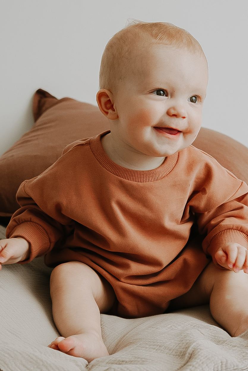 Cinnamon Organic Cotton Romper