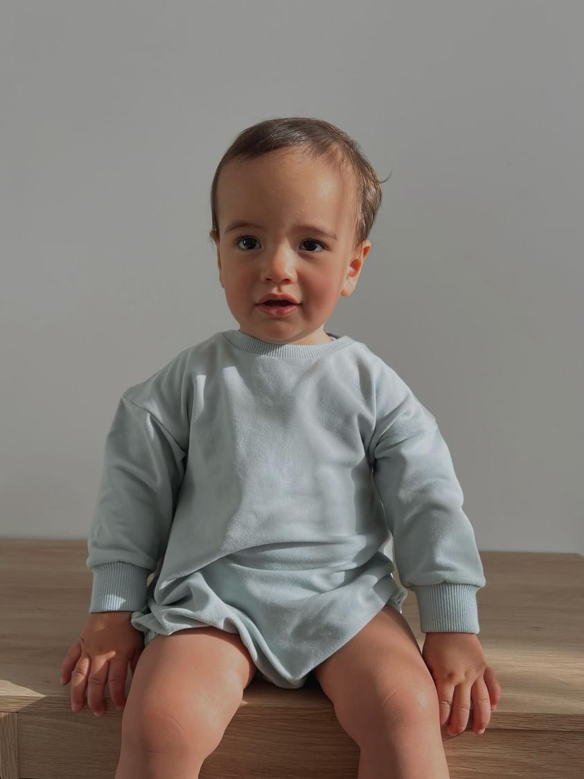 Sky Organic Cotton Romper