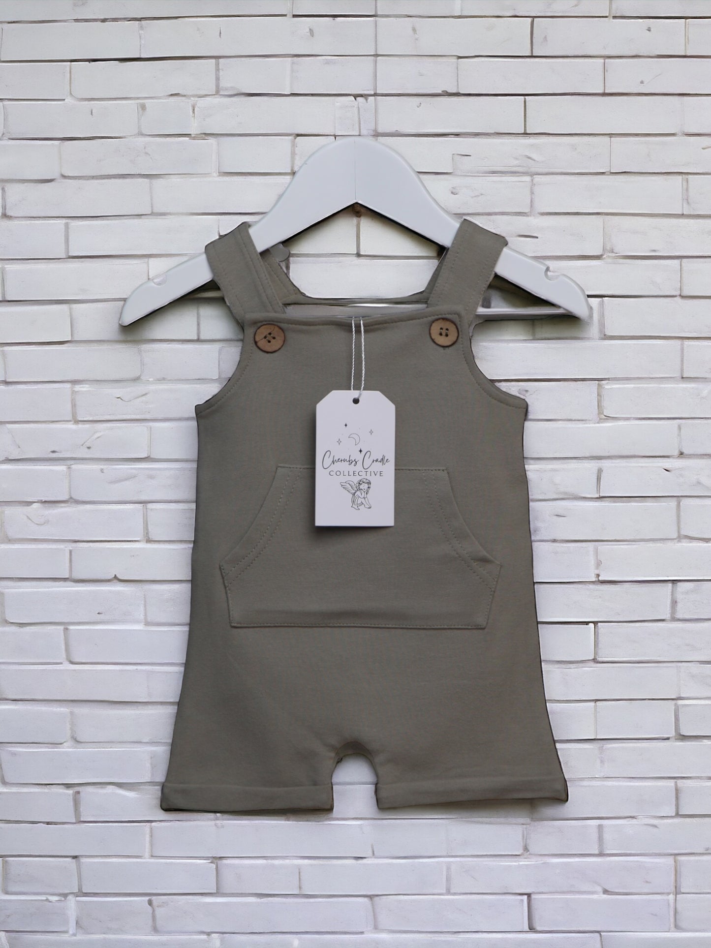 Sage Organic Cotton Overalls