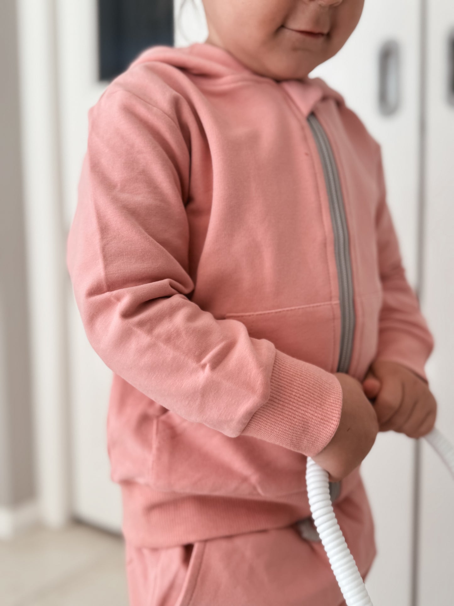 Candyfloss Organic Cotton Zip Up Hoody Tracksuit Set