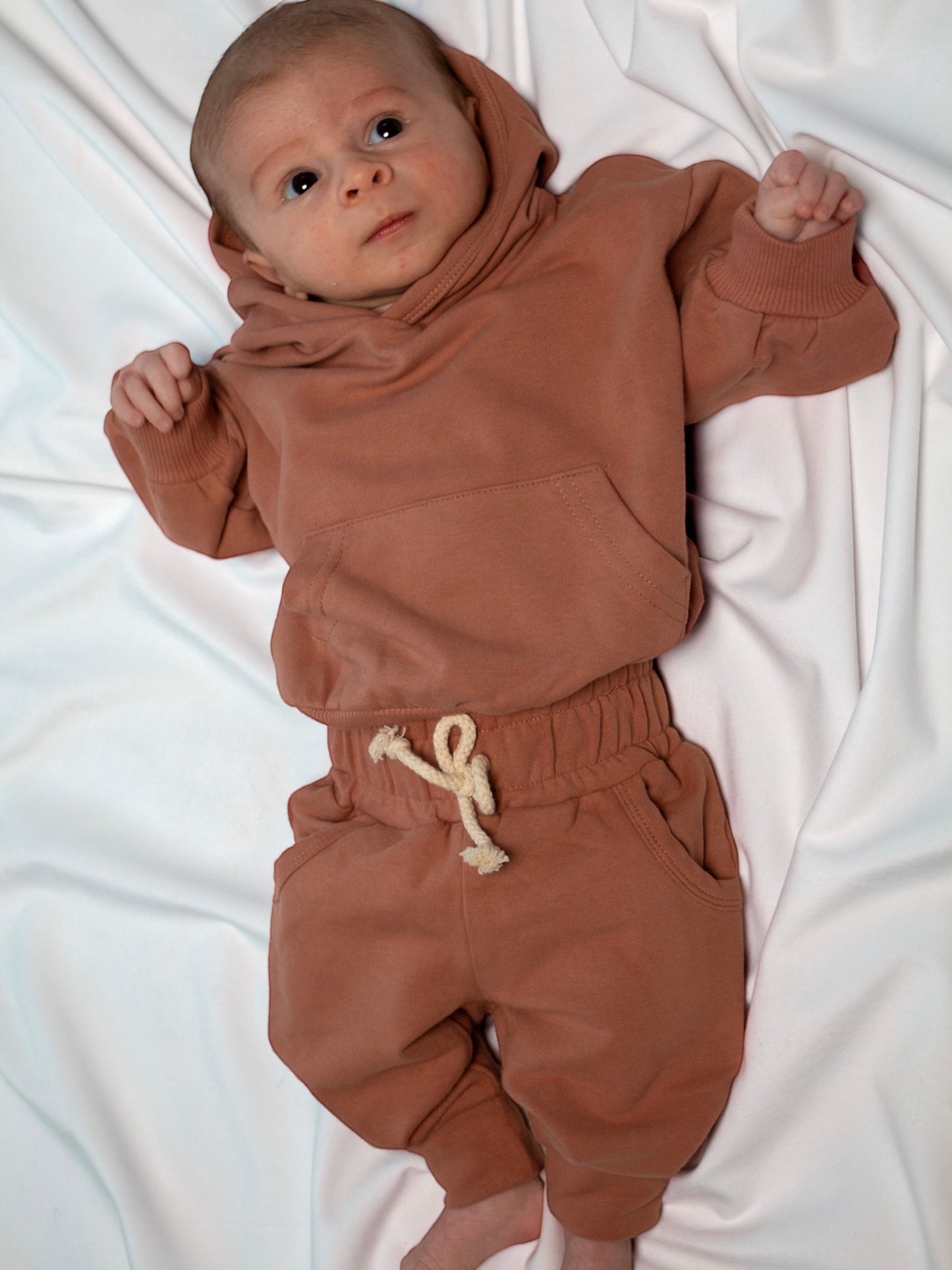 Chestnut Organic Cotton Tracksuit Set