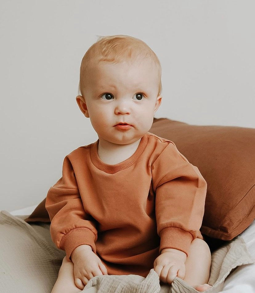 Cinnamon Organic Cotton Romper